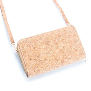 Back of Cork phone wallet crossbody wristlet all in one