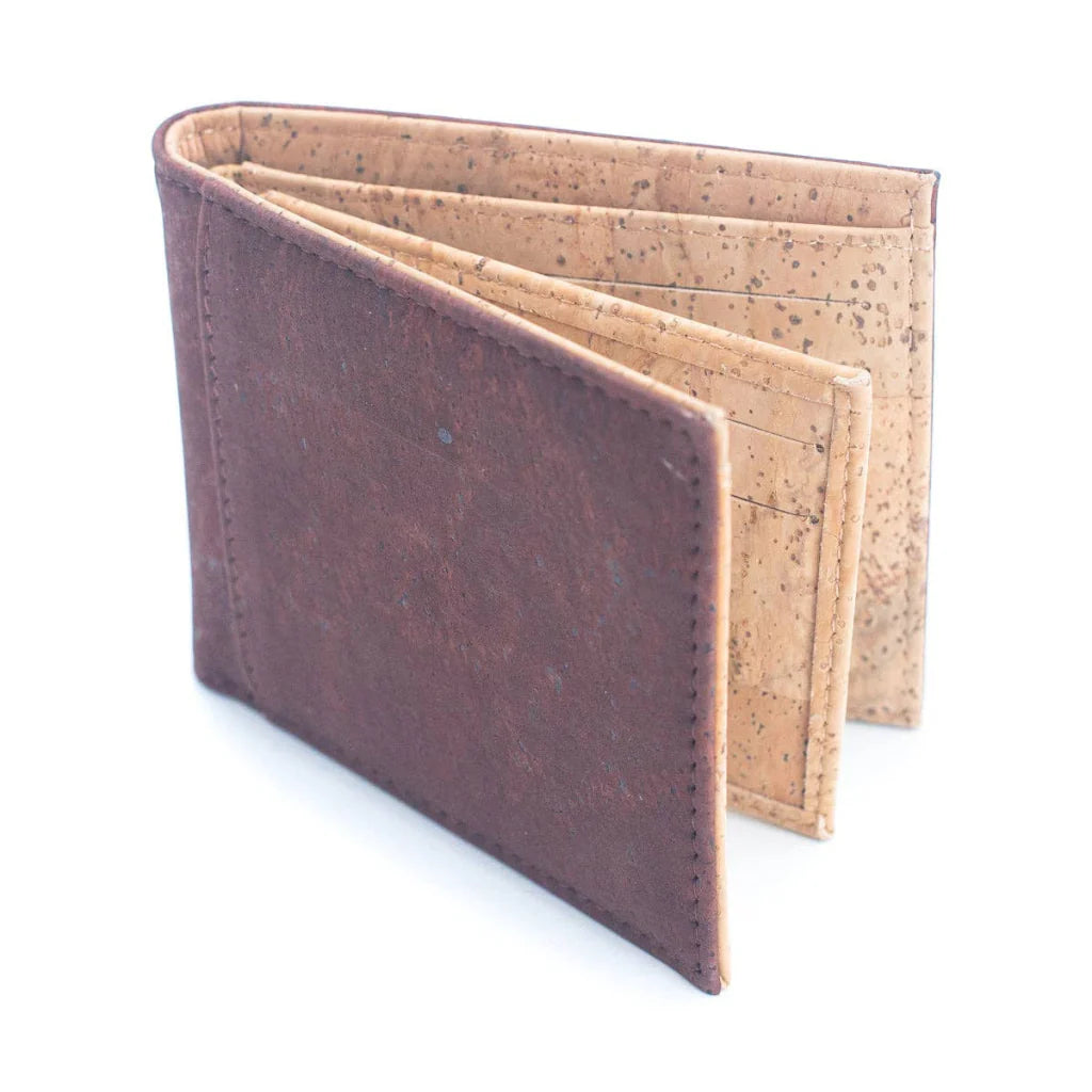 A slim, lightweight cork wallet that keeps your essentials organized without the bulk.