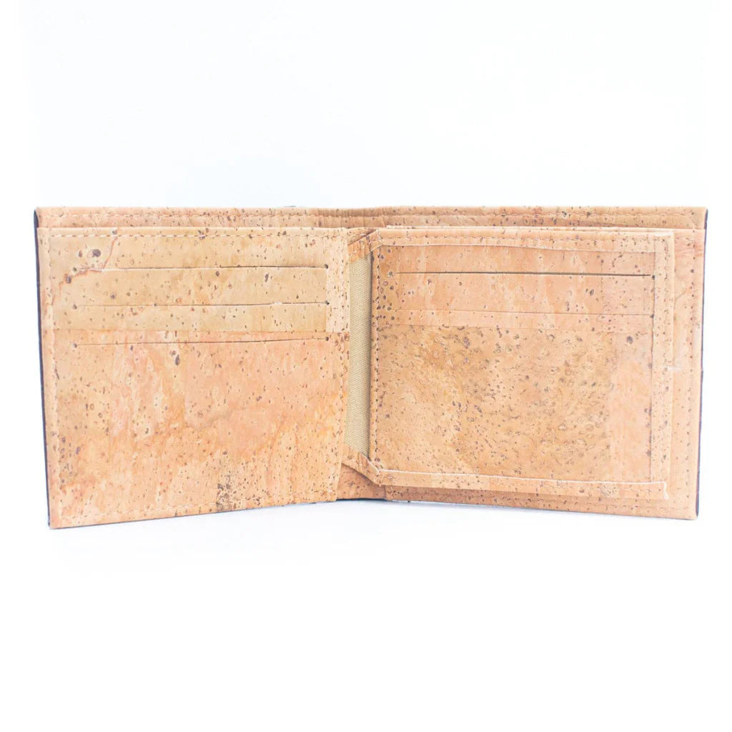 Interior view A slim, lightweight cork wallet that keeps your essentials organized without the bulk.