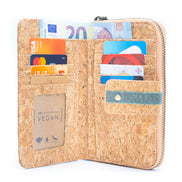 A slim, lightweight cork wallet that keeps your essentials organized without the bulk. 