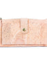 Eco-chic cork women‚Äôs long wallet and card holder made from coffee-bean-infused cork