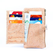 Interior view A slim, lightweight cork wallet that keeps your essentials organized without the bulk.