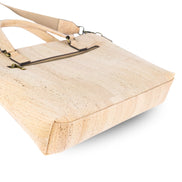 A stylish cork laptop / tote / crossbody bag with an easy, everyday elegance. 