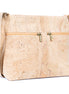 Premium natural cork crossbody bag front view