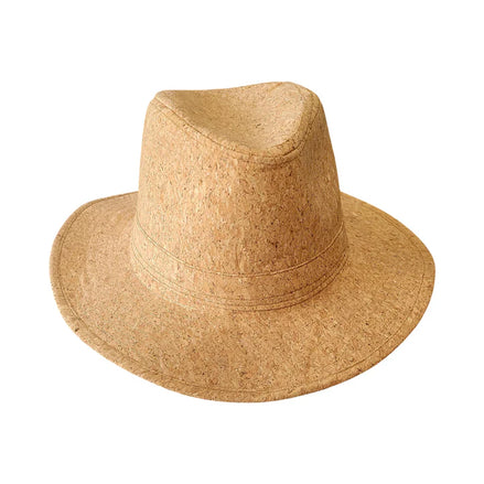 Trailblazer vegan cork cowboy hat — western style front view