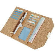 Interior view A slim, lightweight RFID three-fold cork wallet that keeps your essentials organized. Soft in the hand, durable in daily use, and naturally water-resistant.