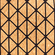 Close up design Stylish geometric design tote or shoulder bag with natural cork texture and large interior compartment for wallet, tablet, notebooks & more.