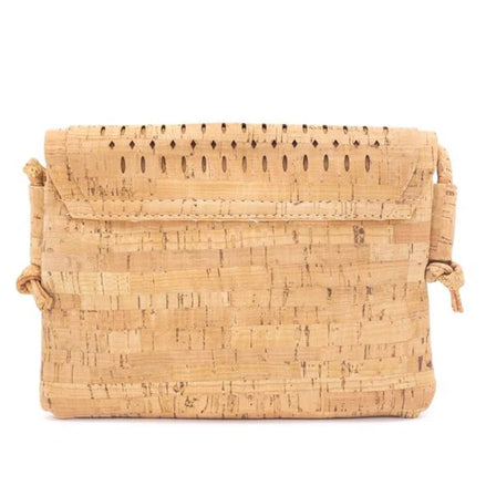 Back view A chic, laser cut out cork crossbody that keeps your essentials close while staying feather-light. 