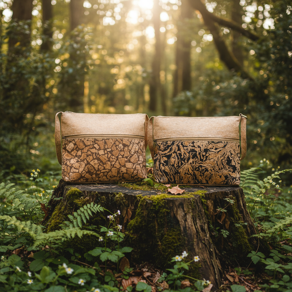 Cork Crossbody Bags in Nature Scene