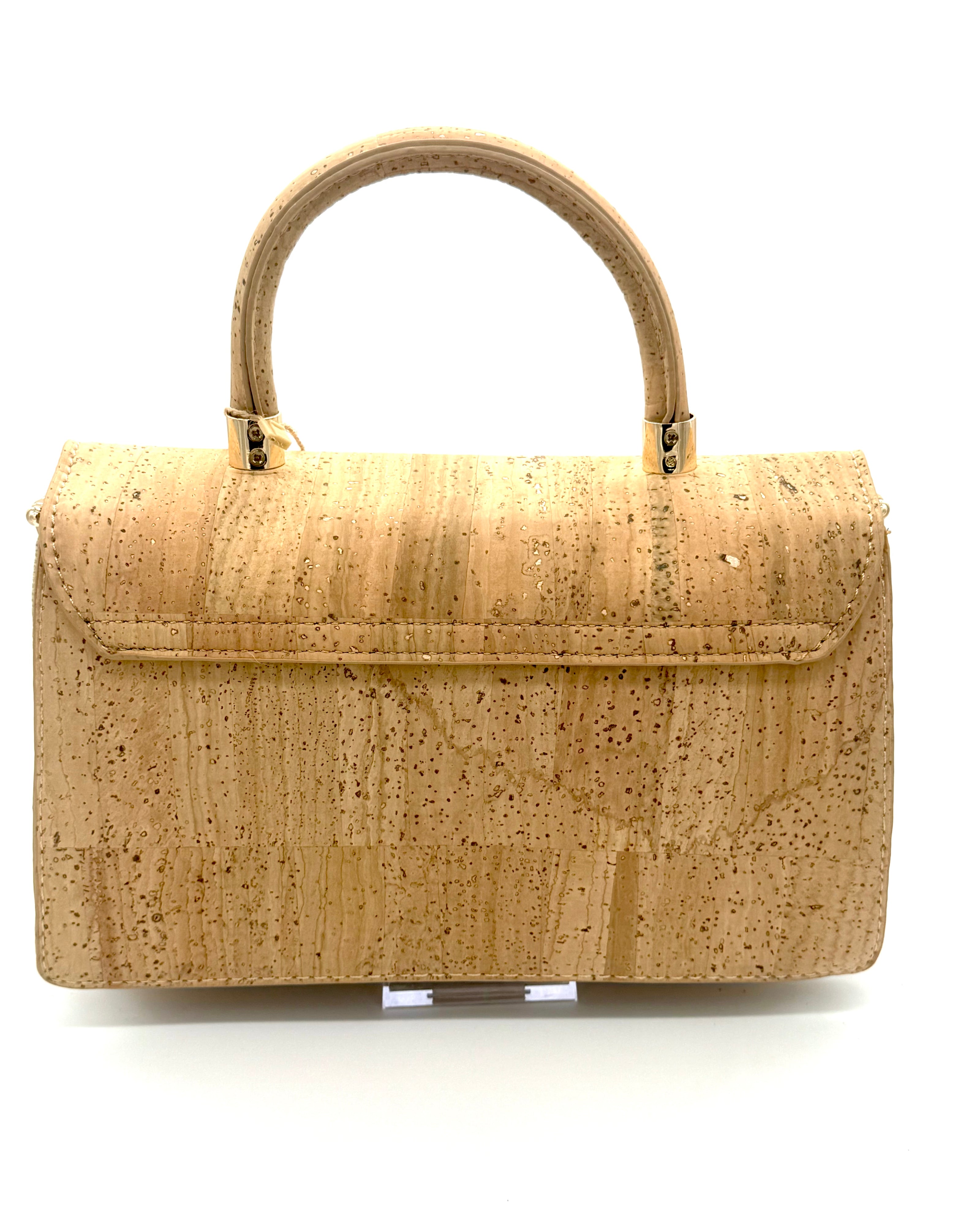 Rear view of Luxury Cork Hand Bag