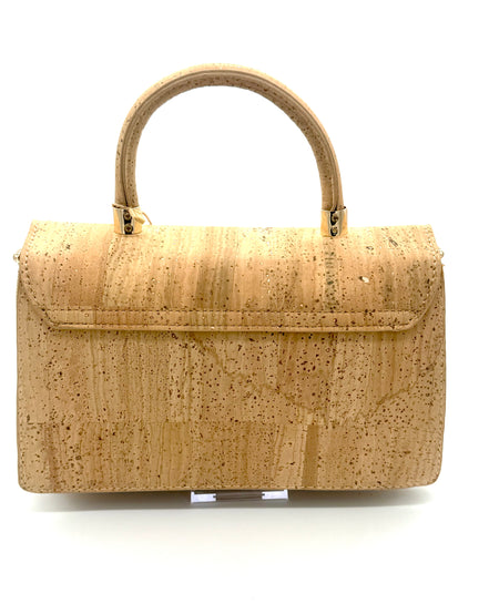 Rear view of Luxury Cork Hand Bag