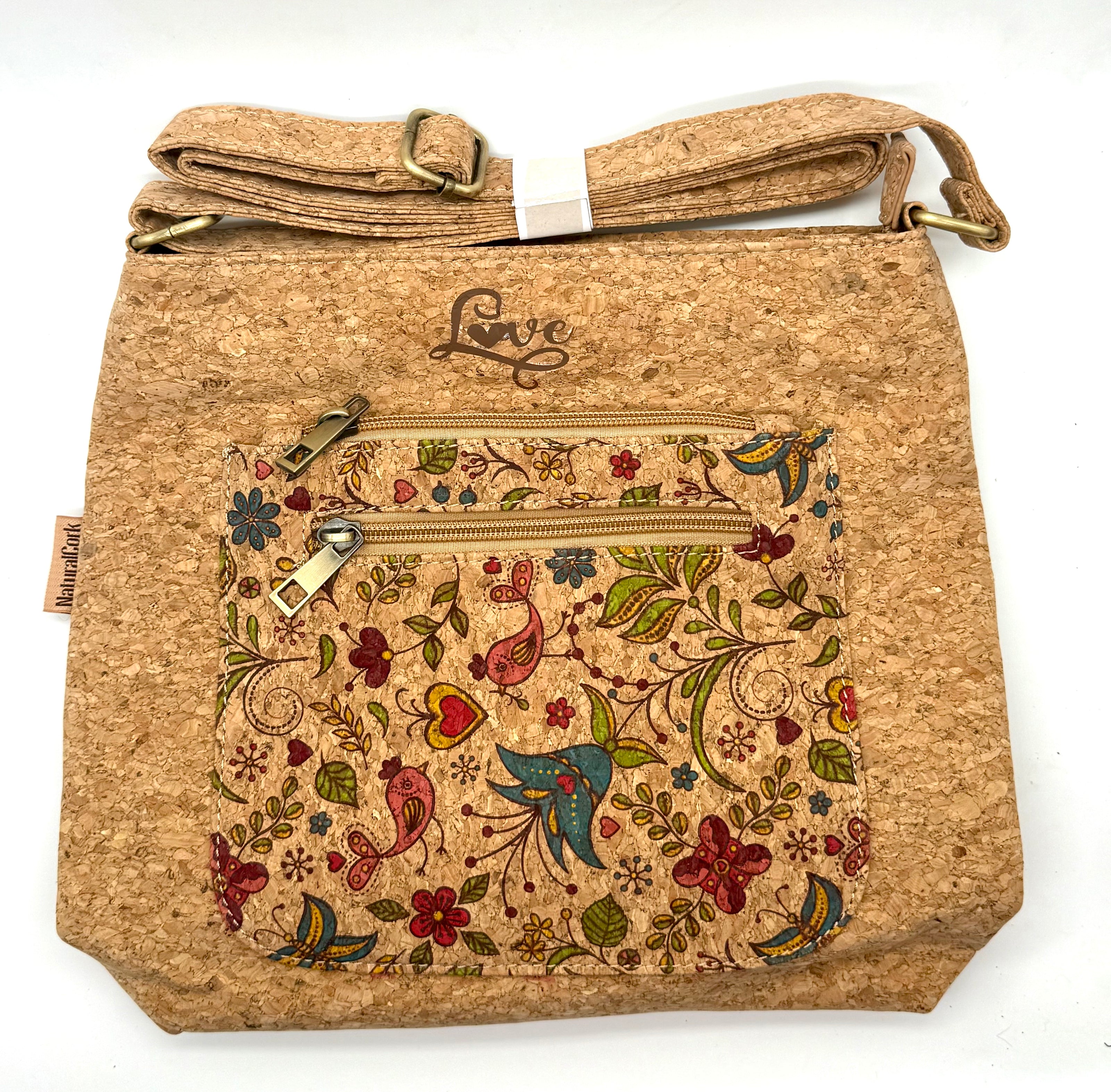 Violet - Cork Crossbody