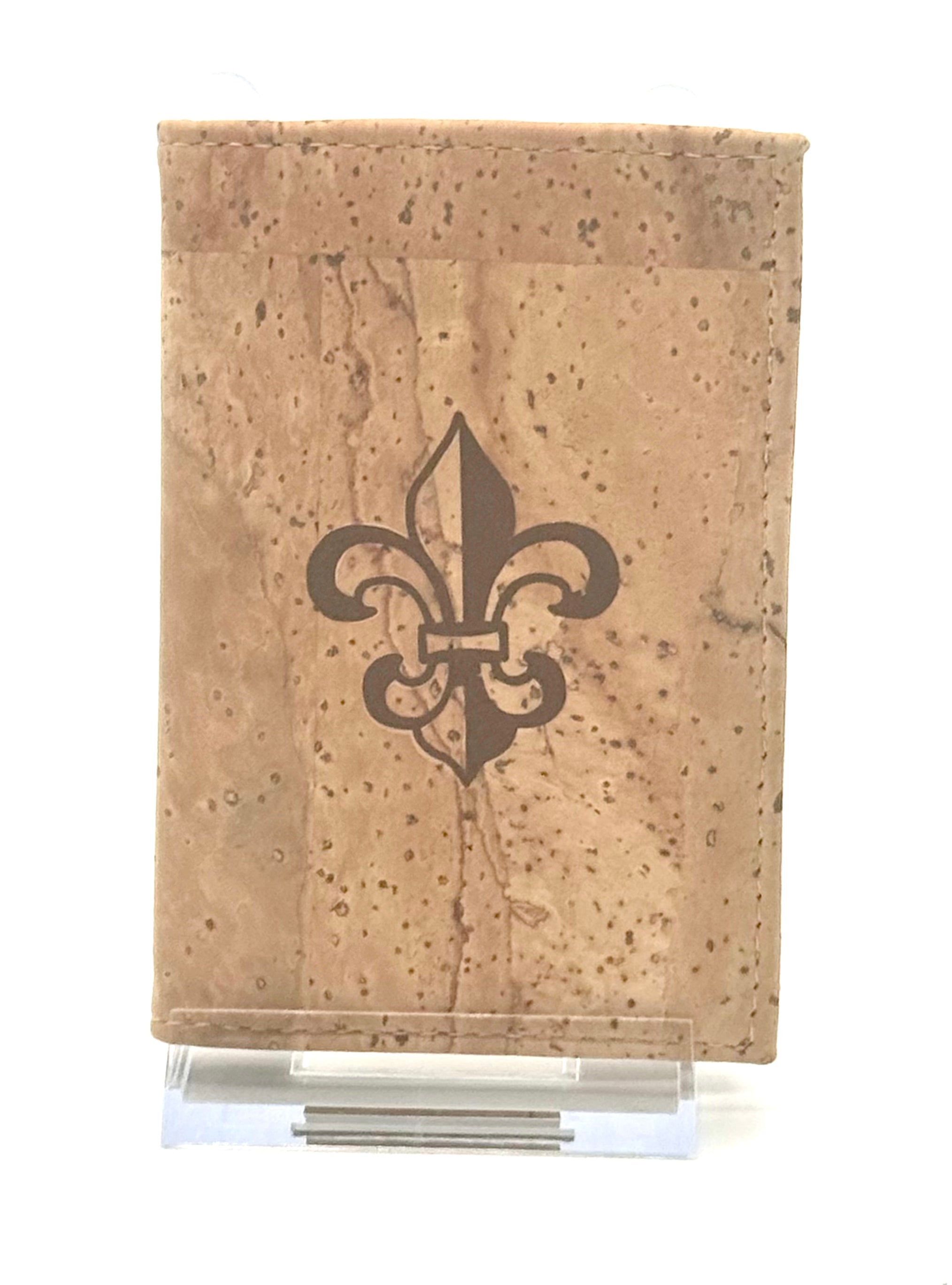 A slim, lightweight RFID protected bi-fold cork wallet that keeps your essentials organized without the bulk. 