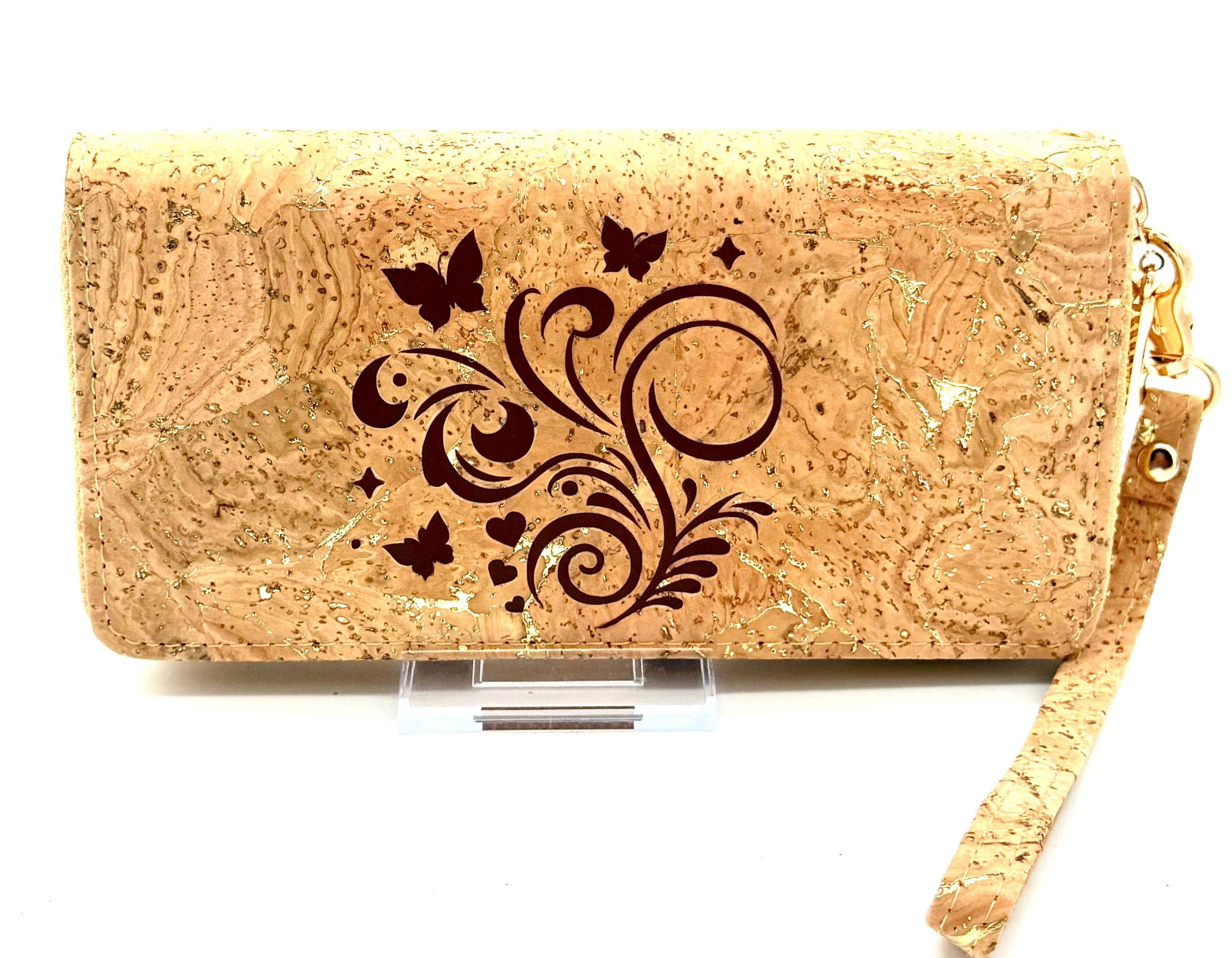 Bella - Cork Wallet | Wristlet