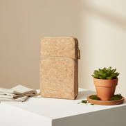 This beautifully structured, triple-zipper design Cork Crossbody Phone Bag and wallet is designed for comfort, organization, and eco-friendly style.