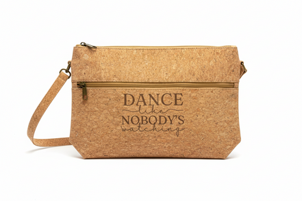 A stylish and spacious cork shoulder bag designed for everyday convenience. 