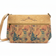 A stylish and spacious cork shoulder bag designed for everyday convenience. 