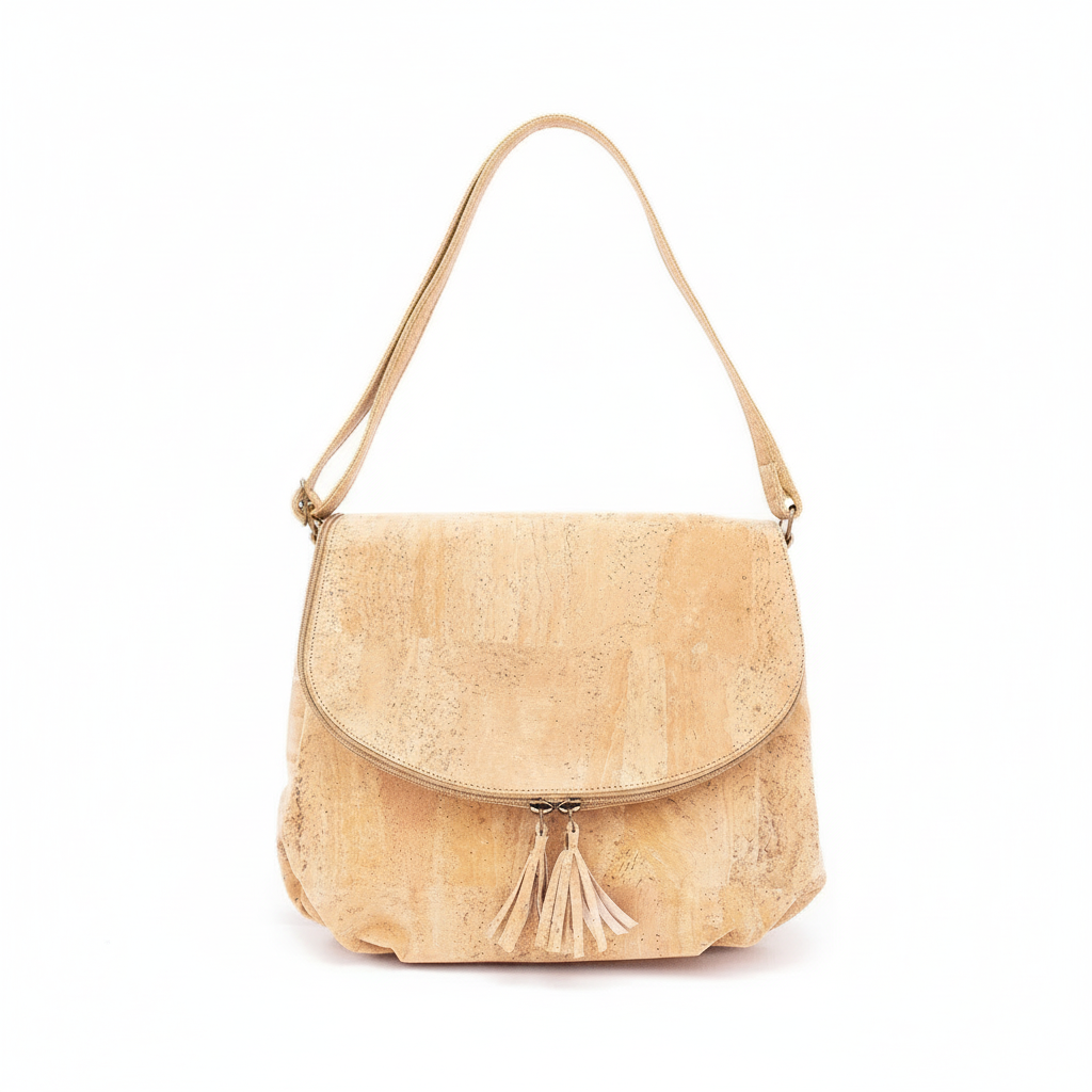 Cork crossbody bag with strap