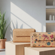 Cork phone wallet crossbody wristlet all in one